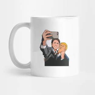 TRUMP and TRUDEAU selfie Mug